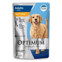 Ração Úmida OPTIMUM™ Sachê para Cães Adultos Frango 100 g image