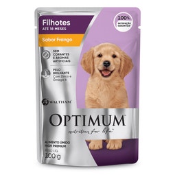 Ração Úmida OPTIMUM™ Sachê para Cães Filhotes Frango 100 g image