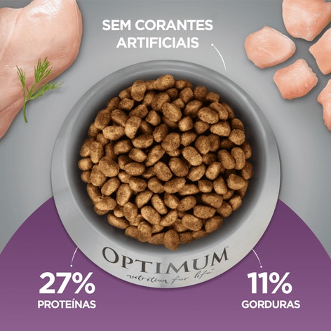 Ração OPTIMUM™ para Cães Filhotes Raças Pequenas e Minis Sabor Frango e Arroz image 1