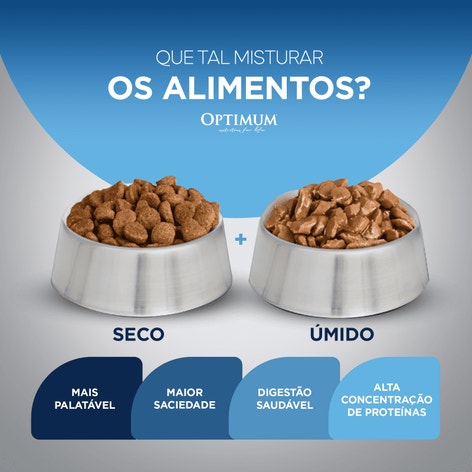 Ração OPTIMUM™ para Gatos Adultos Castrados Sabor Carne image 1