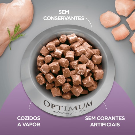 Ração Úmida OPTIMUM™ Sachê para Cães Filhotes Frango 100 g image 1
