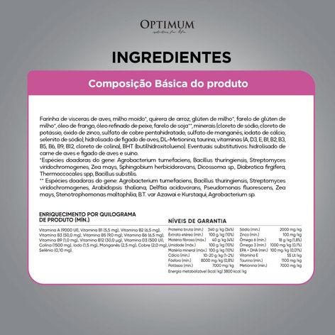 Ração OPTIMUM™ para Gatos Filhotes Sabor Frango image 1
