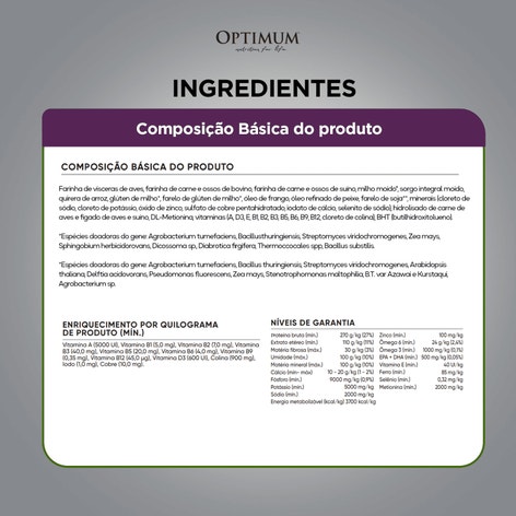 Ração OPTIMUM™ para Cães Filhotes Raças Pequenas e Minis Sabor Frango e Arroz image 1
