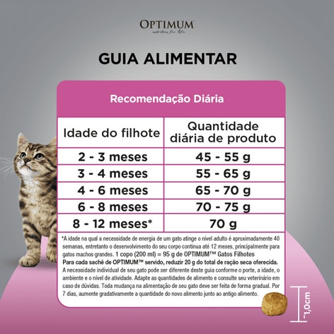 Ração OPTIMUM™ para Gatos Filhotes Sabor Frango image 1