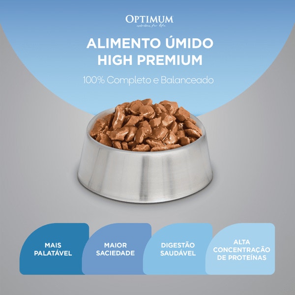 Ração Úmida OPTIMUM™ Sachê para Gatos Adultos Manutenção de Peso Frango 85 g image 4