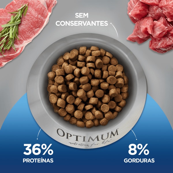 Ração OPTIMUM™ para Gatos Adultos Castrados Sabor Carne image 3