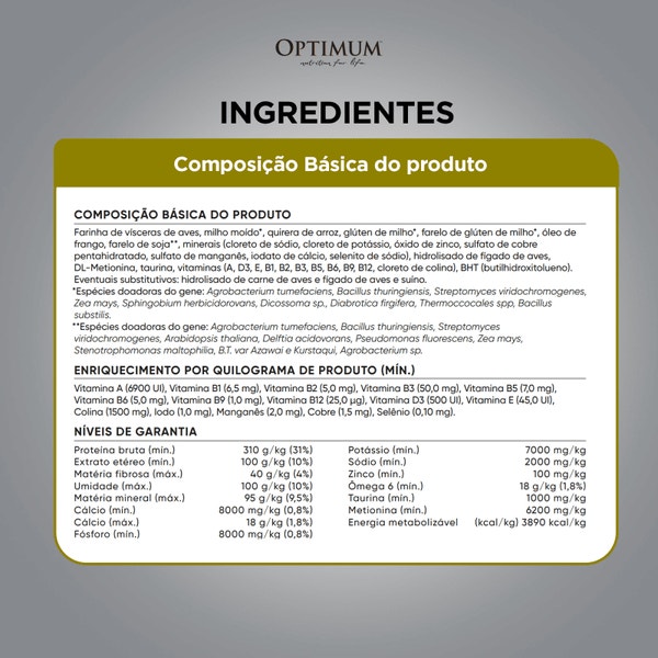 Ração OPTIMUM™ para Gatos Adultos Sabor Frango image 6