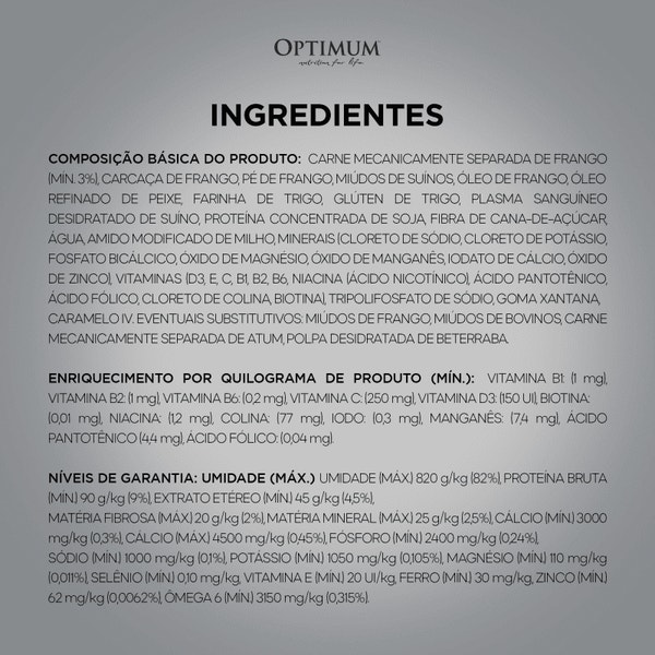Ração Úmida OPTIMUM™ Sachê para Cães Filhotes Frango 100 g image 6