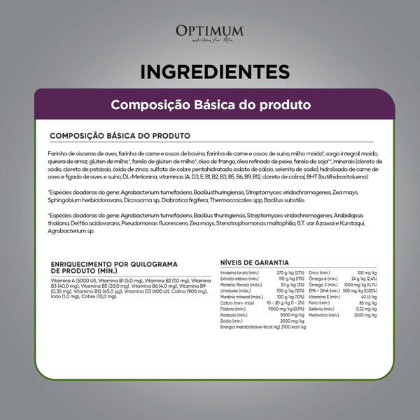 Ração OPTIMUM™ para Cães Filhotes Raças Pequenas e Minis Sabor Frango e Arroz image 6