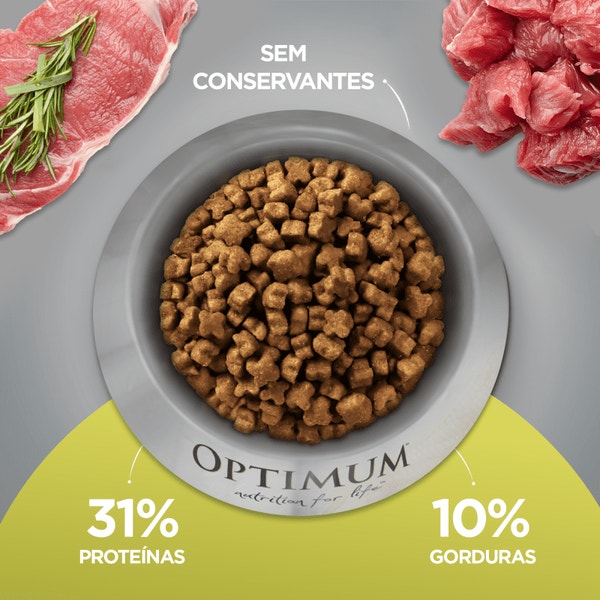 Ração OPTIMUM™ para Gatos Adultos Sabor Carne image 3