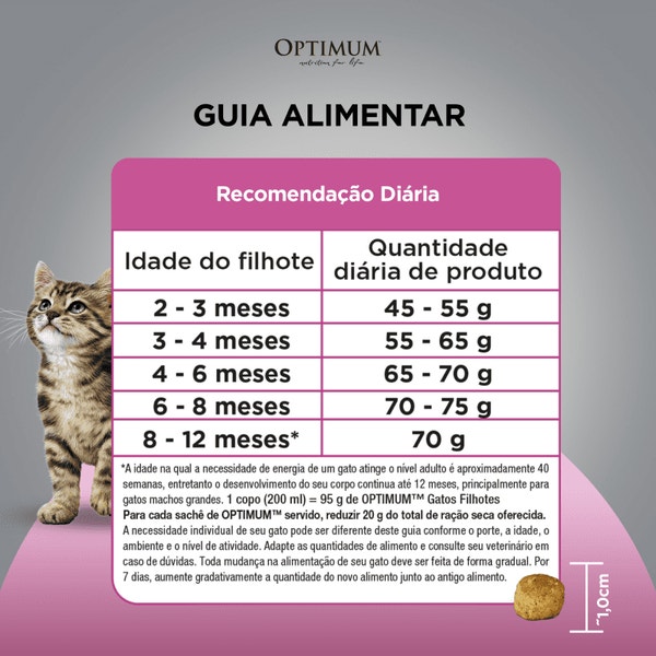Ração OPTIMUM™ para Gatos Filhotes Sabor Frango image 5