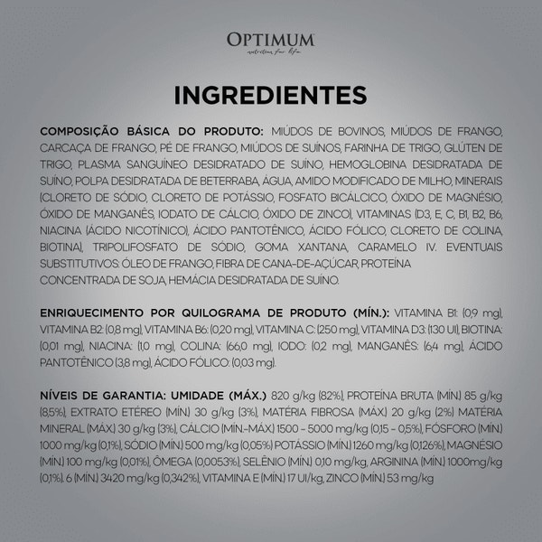 Ração Úmida OPTIMUM™ Sachê para Cães Adultos Sabor Carne 100g image 6