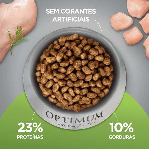 Ração OPTIMUM™ para Cães Adultos Raças Pequenas e Minis Sabor Frango e Arroz image 3