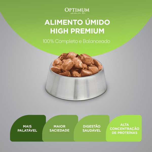Ração Úmida OPTIMUM™ Sachê para Cães Adultos Raças Pequenas e Minis Frango 100 g image 4