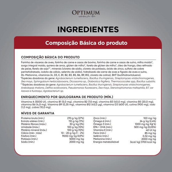 Ração OPTIMUM™ para Cães Filhotes Raças Médias e Grandes Sabor Frango e Arroz image 6