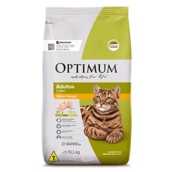 Ração OPTIMUM™ para Gatos Adultos Sabor Frango image 1