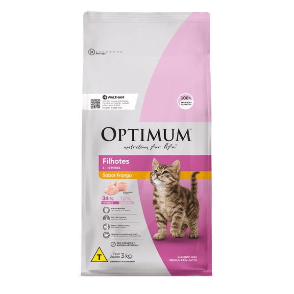 Ração OPTIMUM™ para Gatos Filhotes Sabor Frango image 1