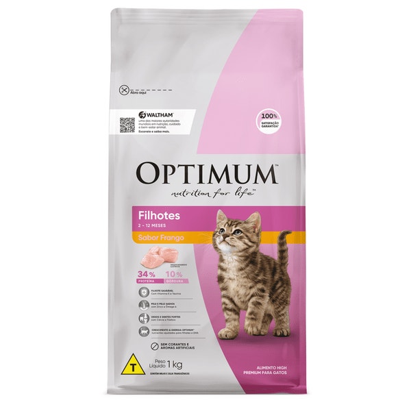 Ração OPTIMUM™ para Gatos Filhotes Sabor Frango image 1